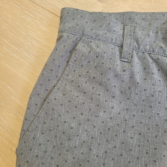 FootJoy Golf Shorts Men's sz 36 Grey Micro Square Design Activewear/Athleisure - Picture 5 of 11